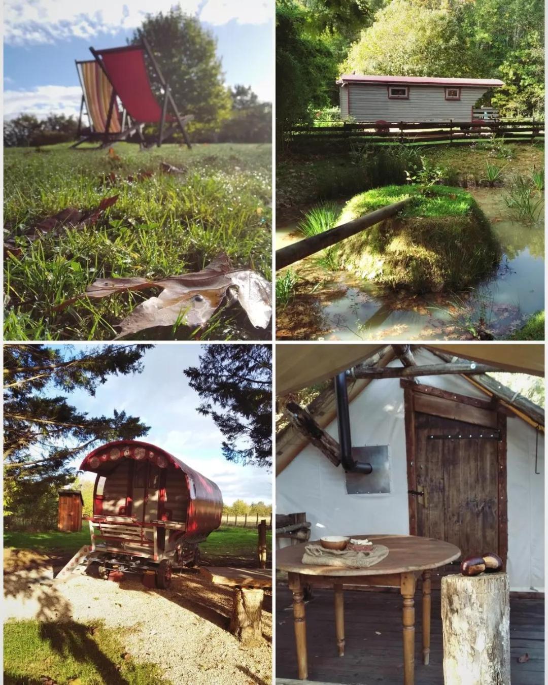 Tente Trappeur Ada, Au Jardin De La Vouivre Saint-Vincent-en-Bresse ภายนอก รูปภาพ